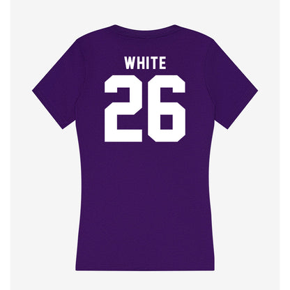 Tarleton State - NCAA Women's Soccer : Sydney White - Women's V-Neck T-Shirt-1