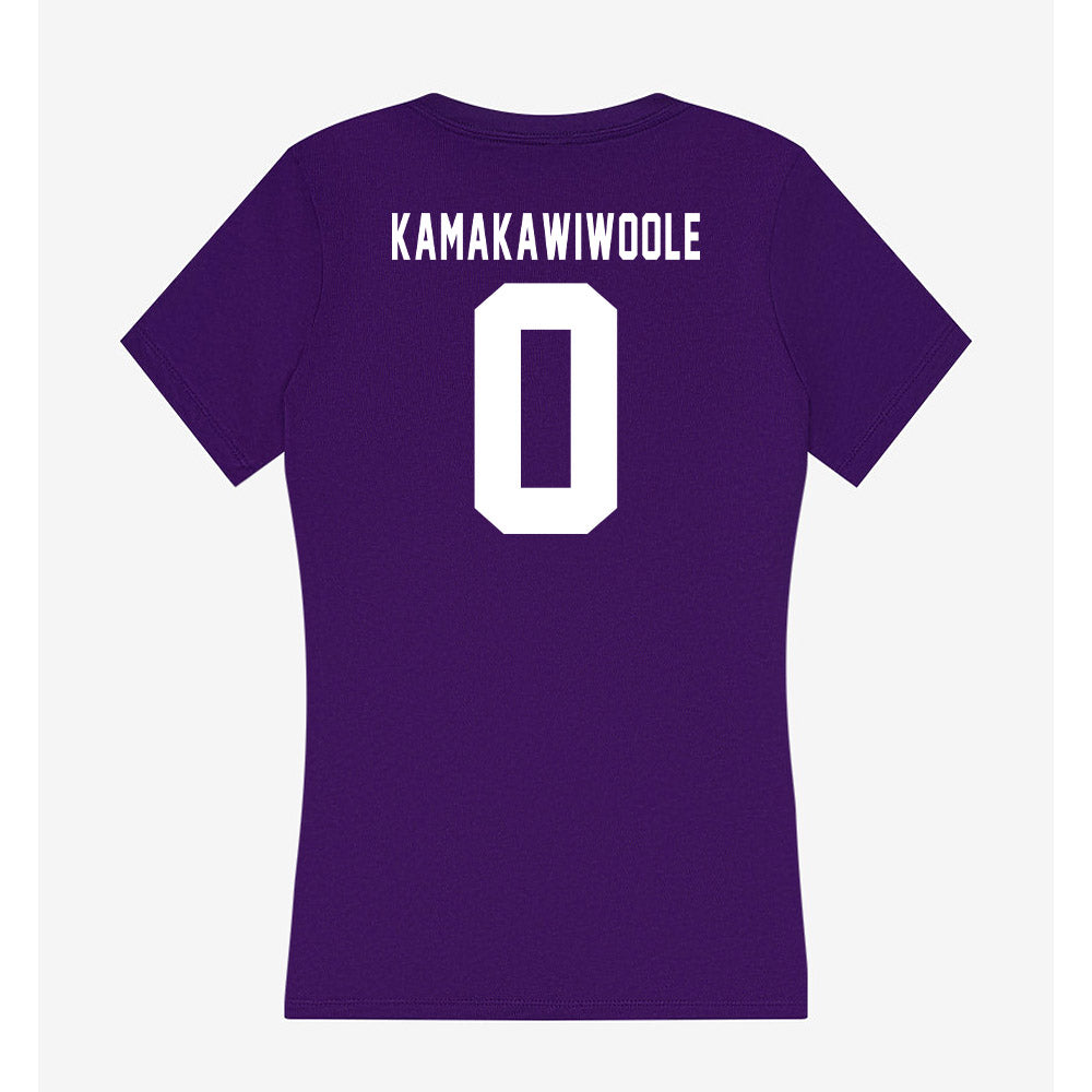 Tarleton State - NCAA Football : Kaunaoa Kamakawiwoole - Women's V-Neck T-Shirt-1