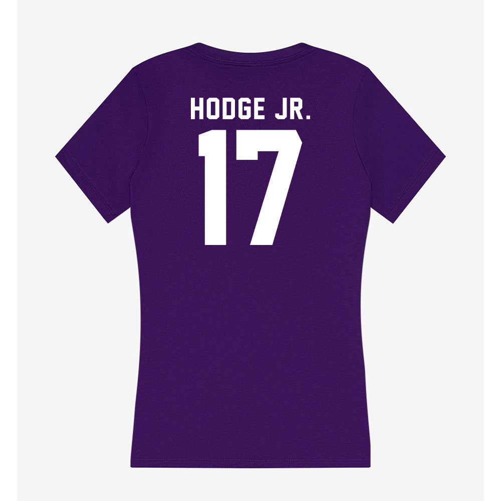 Tarleton State - NCAA Football : Michael Hodge Jr. - Women's V-Neck T-Shirt-1