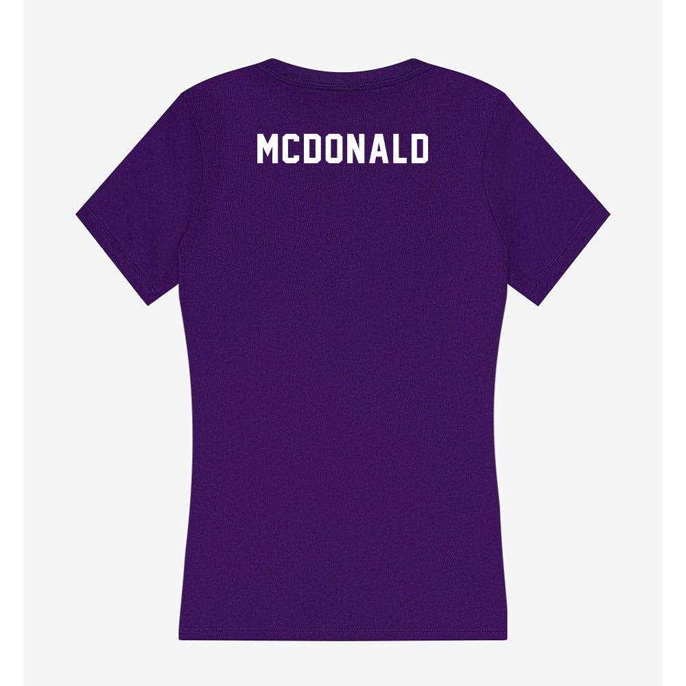 Tarleton State - NCAA Cheerleading : Mia McDonald - Women's V-Neck T-Shirt-1