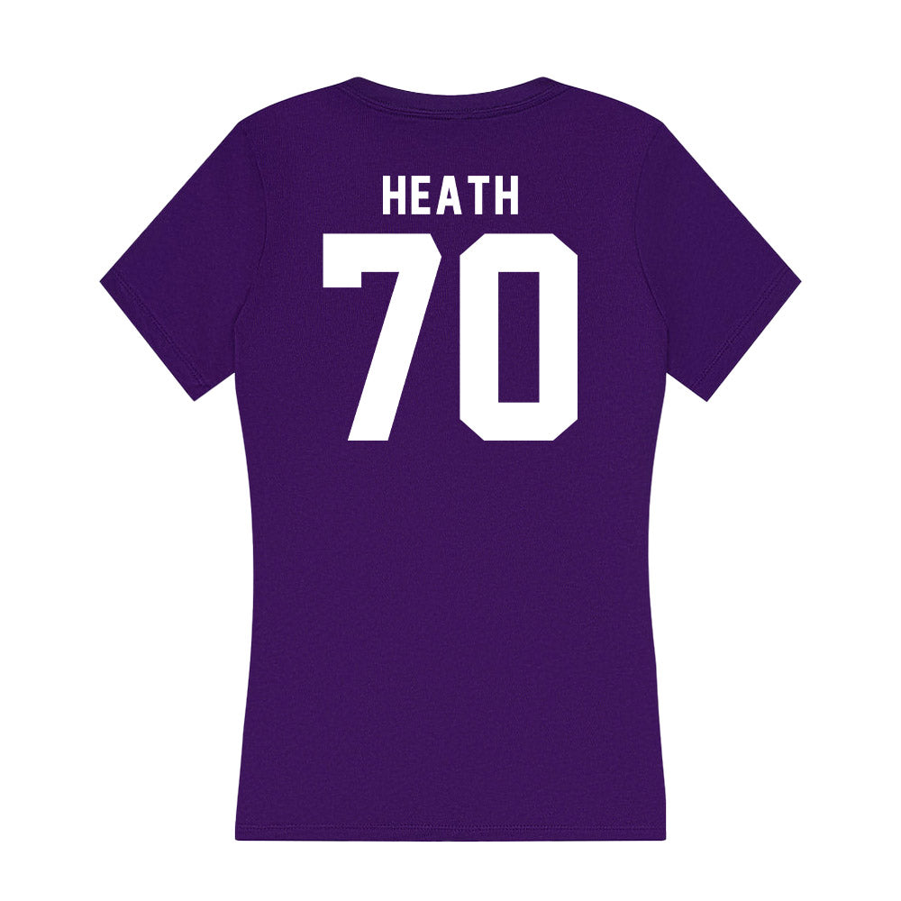 Tarleton State - NCAA Football : Antonio Heath - Women's V-Neck T-Shirt-1