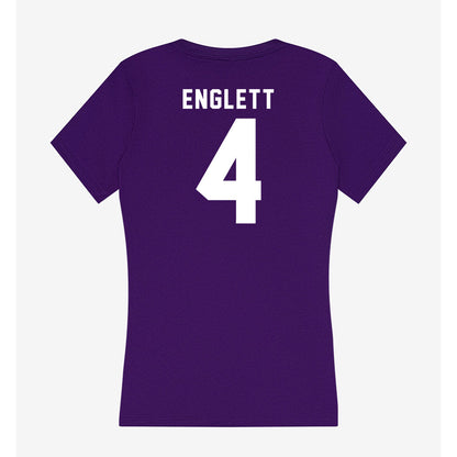 Tarleton State - NCAA Baseball : Brady Englett - Women's V-Neck T-Shirt-1