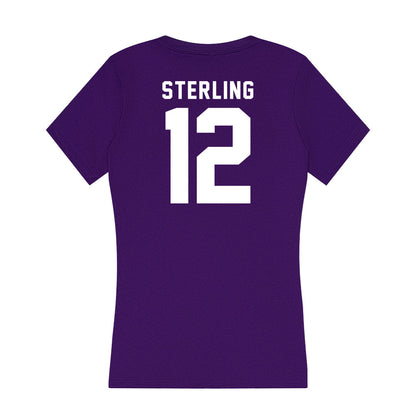 Tarleton State - NCAA Football : Devin Sterling - Women's V-Neck T-Shirt-1