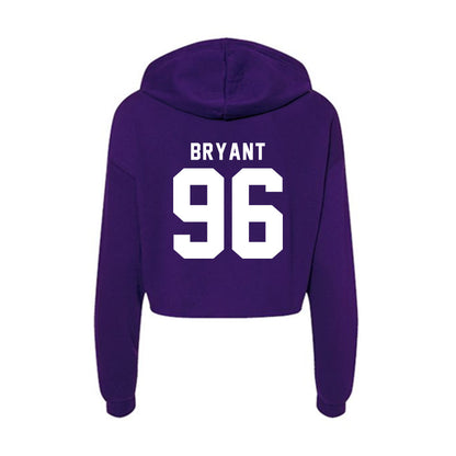 Tarleton State - NCAA Football : Deonte Bryant - Women's Crop Fleece Hoodie-1