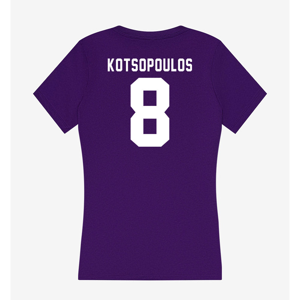 Tarleton State - NCAA Women's Soccer : Kyra Kotsopoulos - Women's V-Neck T-Shirt-1