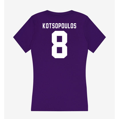 Tarleton State - NCAA Women's Soccer : Kyra Kotsopoulos - Women's V-Neck T-Shirt-1