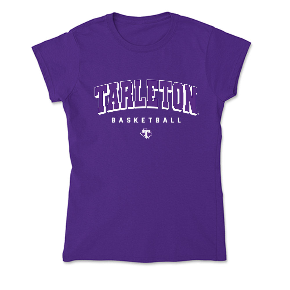 Tarleton State - NCAA Men's Basketball : Collin Course - Soft Style Women’s T-Shirt-0