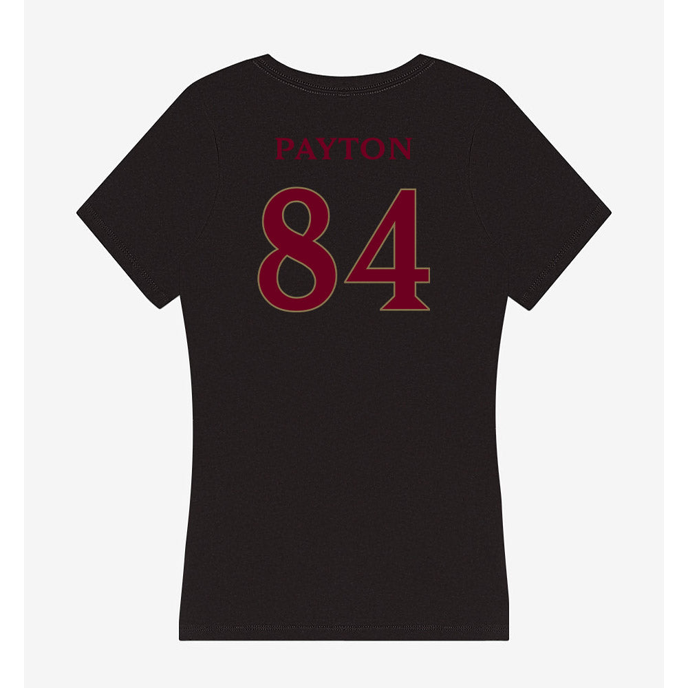 Elon - NCAA Football : Josiah Payton - Women's V-Neck T-Shirt-1