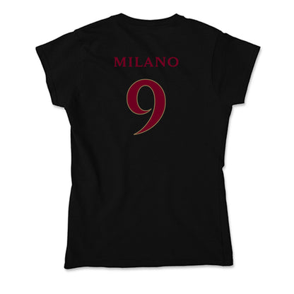 Elon - NCAA Women's Soccer : Gia Milano - Soft Style Women’s T-Shirt-1
