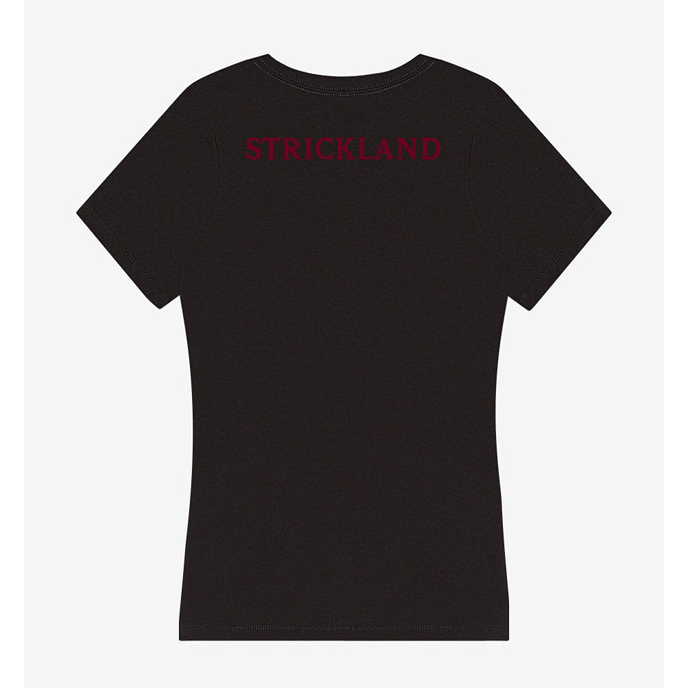 Elon - NCAA Men's Cross Country : Caden Strickland - Women's V-Neck T-Shirt-1