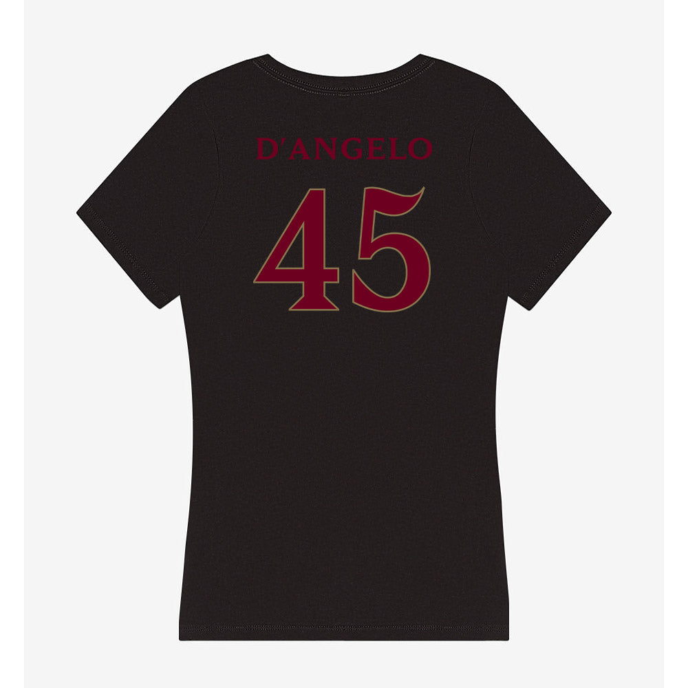 Elon - NCAA Football : Michael D'Angelo - Women's V-Neck T-Shirt-1