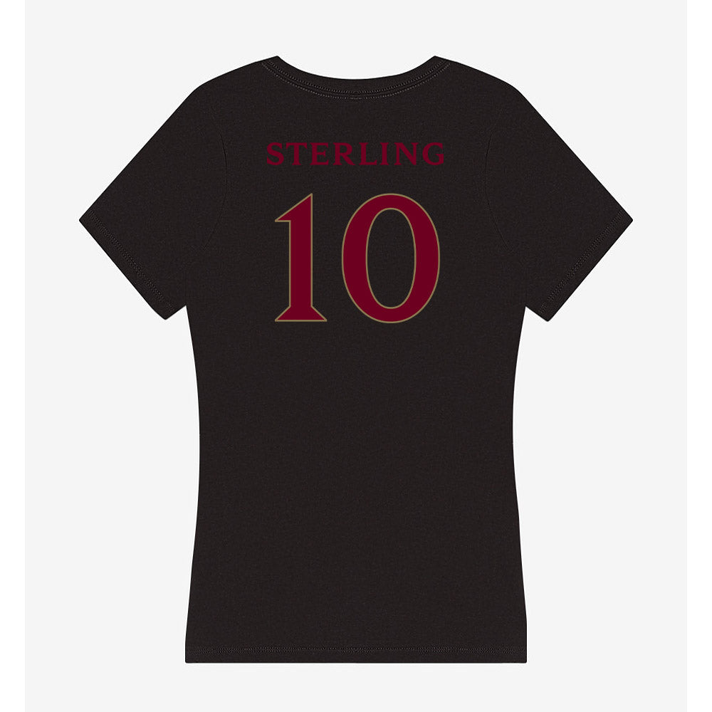 Elon - NCAA Baseball : Nate Sterling - Women's V-Neck T-Shirt-1