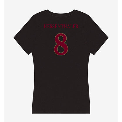 Elon - NCAA Softball : Greta Hessenthaler - Women's V-Neck T-Shirt-1