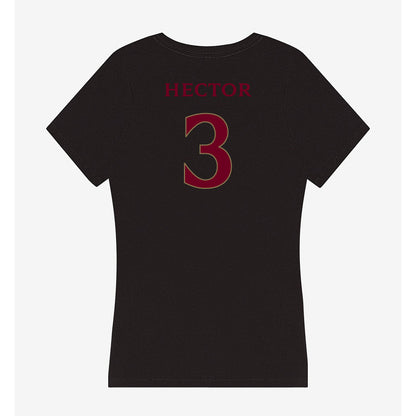 Elon - NCAA Football : Cj Hector - Women's V-Neck T-Shirt-1
