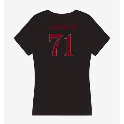 Elon - NCAA Football : Frank Geosits - Women's V-Neck T-Shirt-1