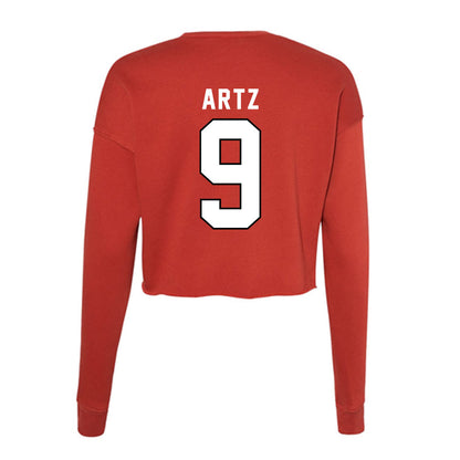 St. Francis - NCAA Women's Soccer : Meredith Artz - Women's Cropped Crew Fleece-1