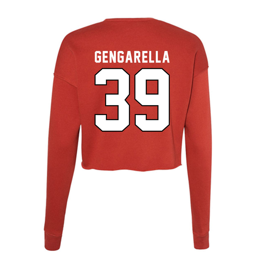 St. Francis - NCAA Football : Anthony Gengarella - Women's Cropped Crew Fleece-1