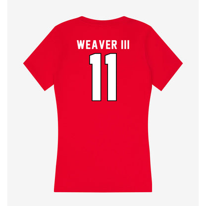 St. Francis - NCAA Men's Basketball : Melvin Weaver III - Women's V-Neck T-Shirt-1