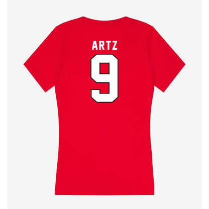 St. Francis - NCAA Women's Soccer : Meredith Artz - Women's V-Neck T-Shirt-1