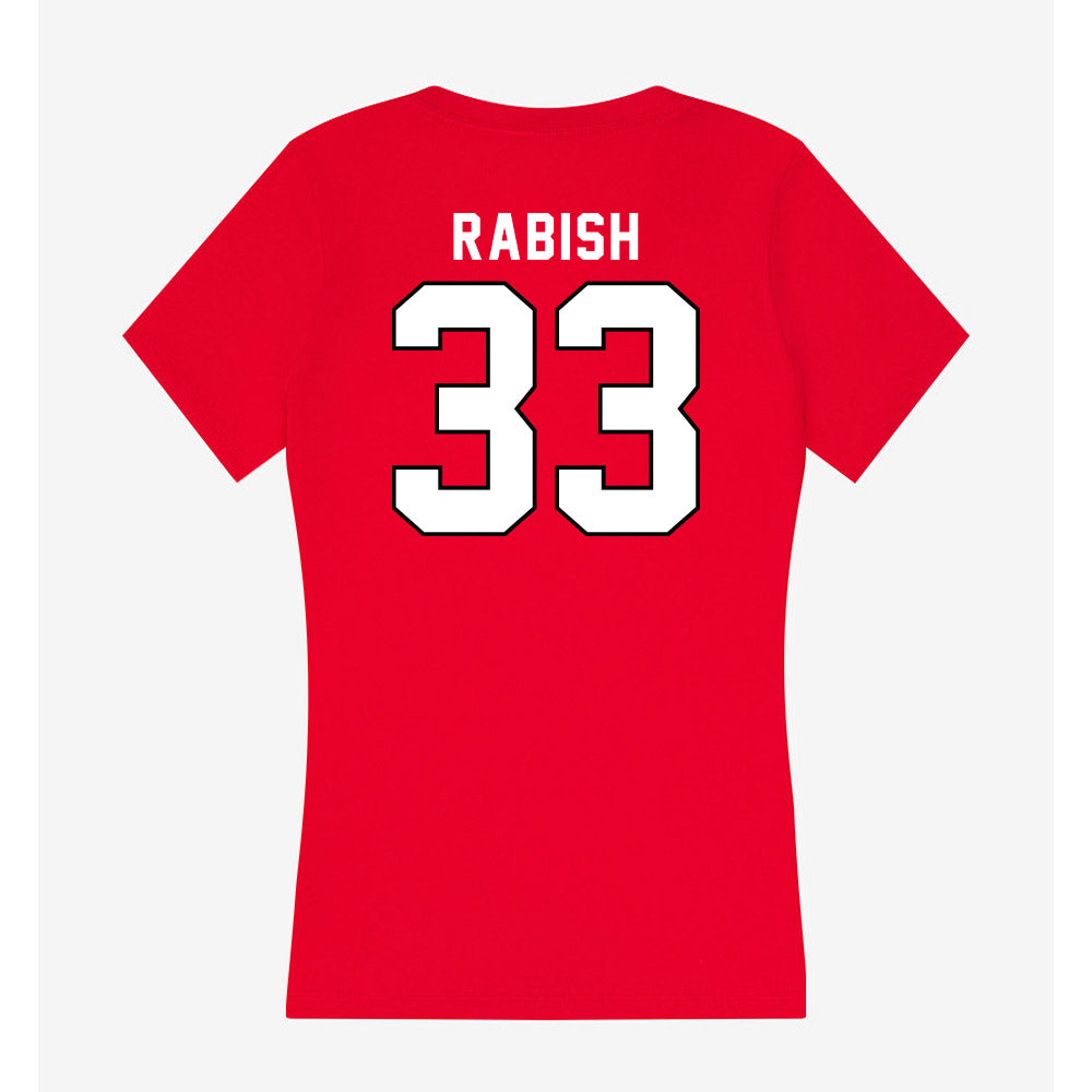 St. Francis - NCAA Men's Basketball : Brandon Rabish - Women's V-Neck T-Shirt-1