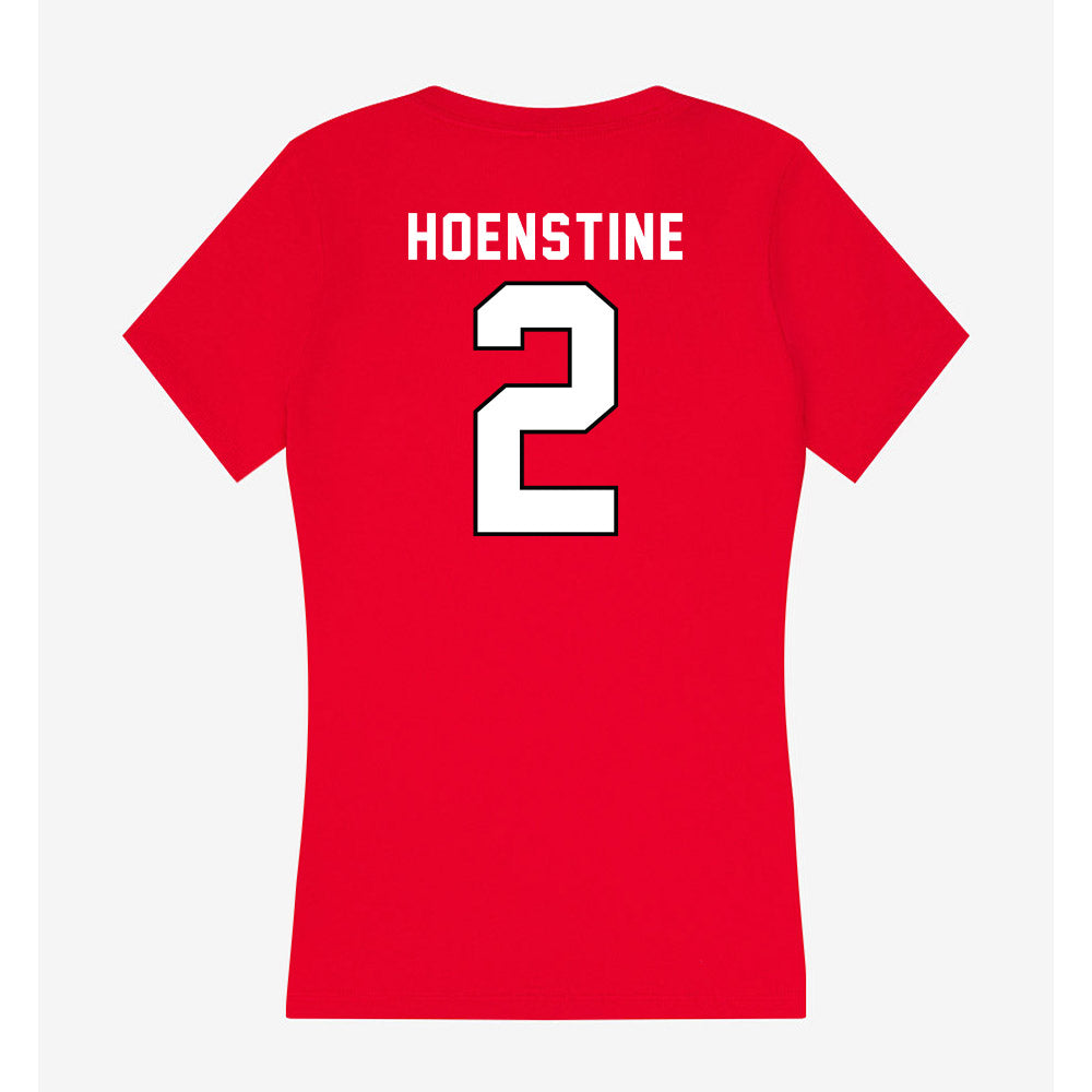 St. Francis - NCAA Football : Jeff Hoenstine - Women's V-Neck T-Shirt-1