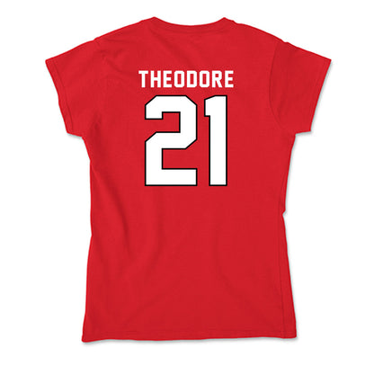 St. Francis - NCAA Football : Jordan Theodore - Soft Style Women’s T-Shirt-1