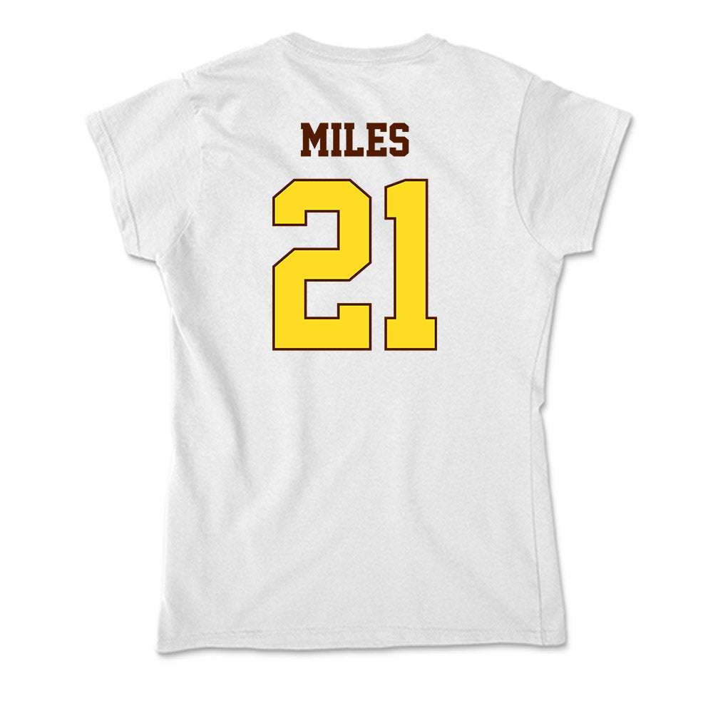 Western Michigan - NCAA Football : CJ Miles - Soft Style Women’s T-Shirt-1