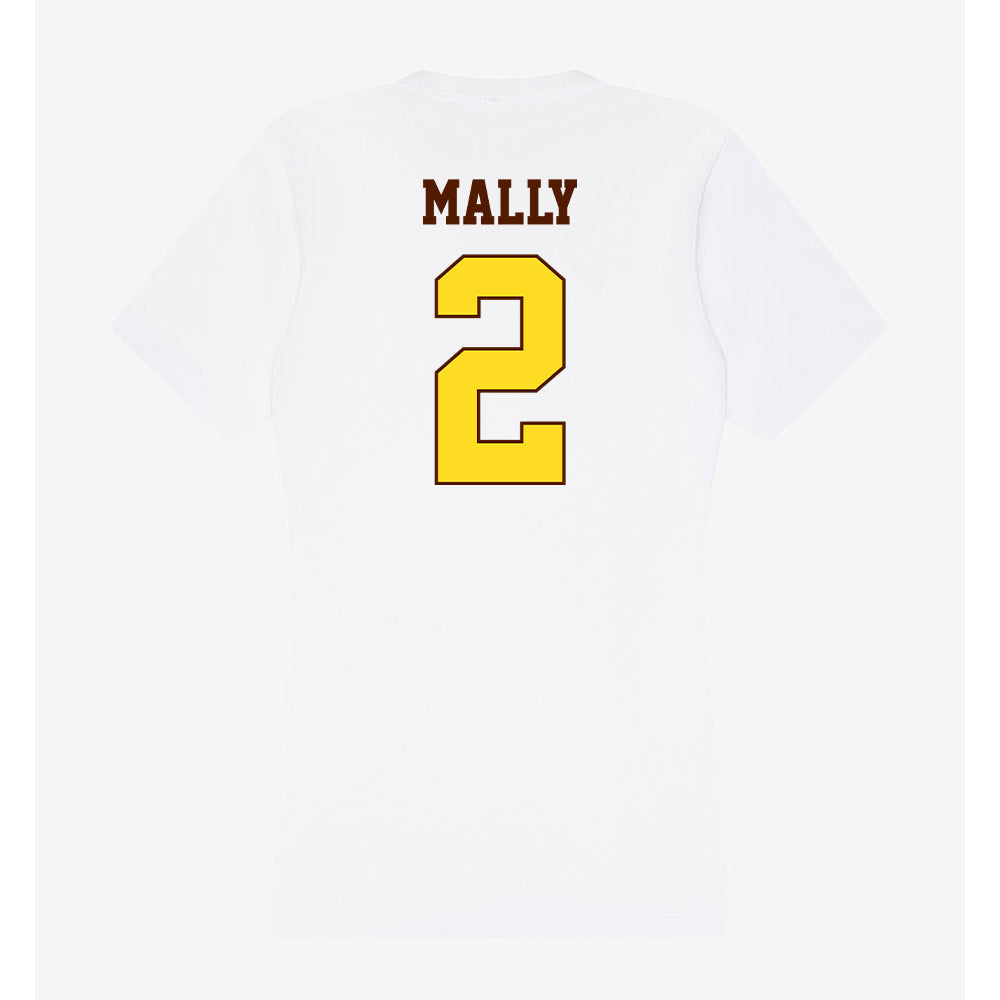 Western Michigan - NCAA Baseball : Tanner Mally - Women's V-Neck T-Shirt-1