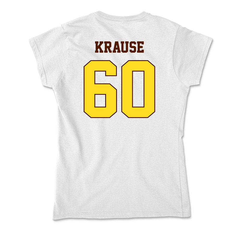 Western Michigan - NCAA Football : Jacob Krause - Soft Style Women’s T-Shirt-1