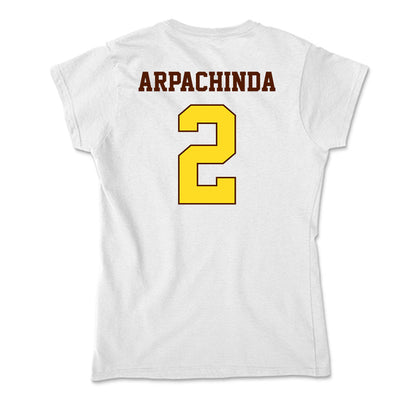Western Michigan - NCAA Men's Soccer : Braxton Arpachinda - Soft Style Women’s T-Shirt-1