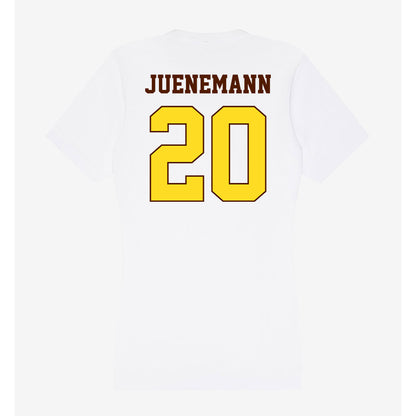 Western Michigan - NCAA Men's Basketball : Janis Juenemann - Women's V-Neck T-Shirt-1
