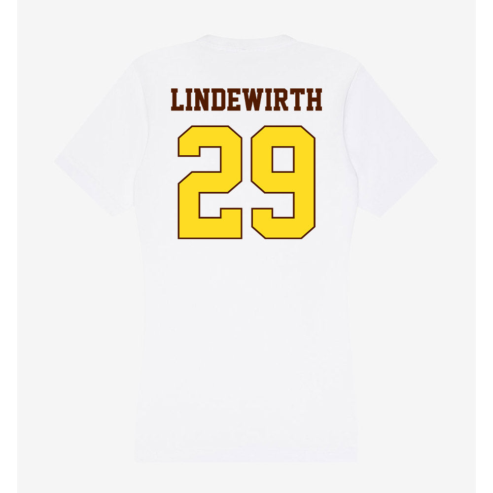 Western Michigan - NCAA Men's Soccer : Alex Lindewirth - Women's V-Neck T-Shirt-1