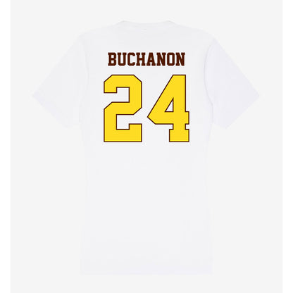 Western Michigan - NCAA Women's Basketball : Kaylyn Buchanon - Women's V-Neck T-Shirt-1