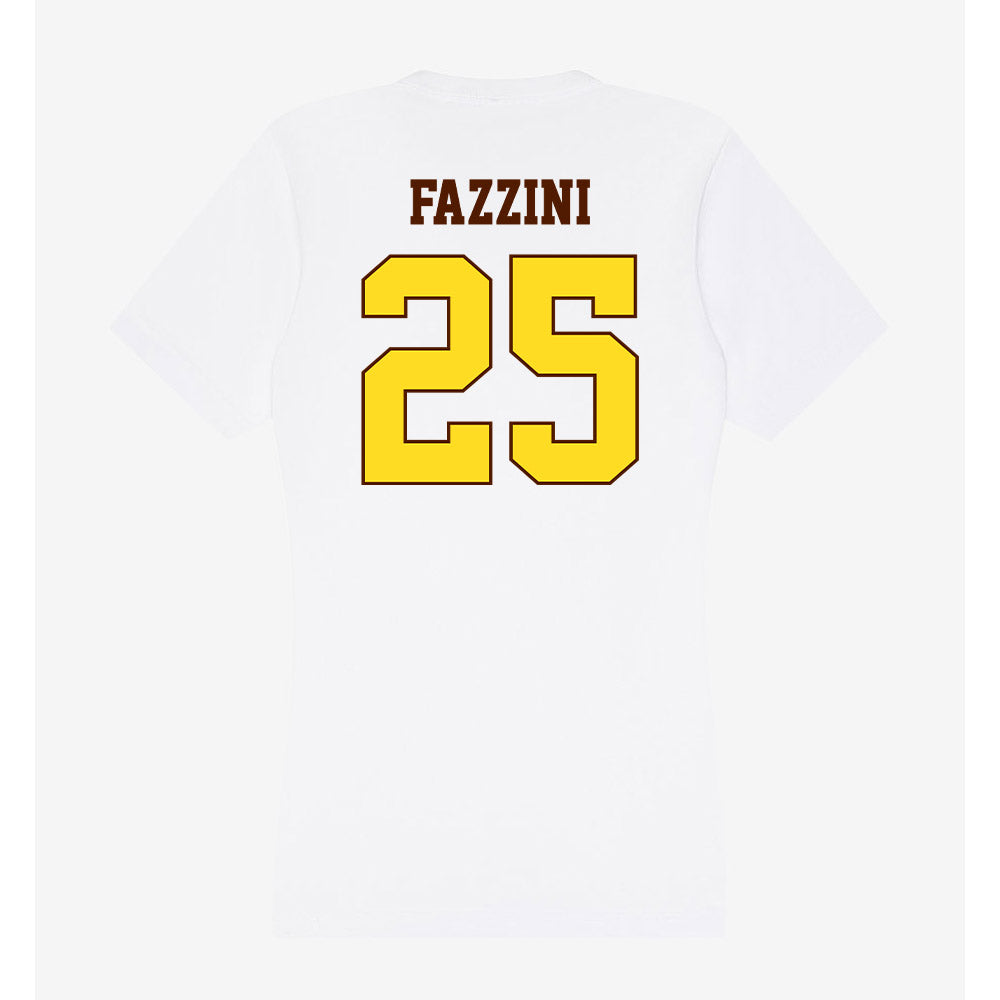 Western Michigan - NCAA Softball : Casey Fazzini - Women's V-Neck T-Shirt-1