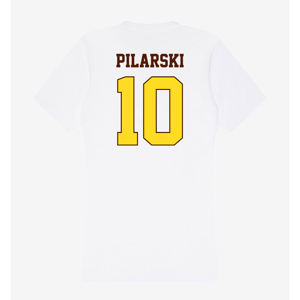 Western Michigan - NCAA Baseball : Mason Pilarski - Women's V-Neck T-Shirt-1
