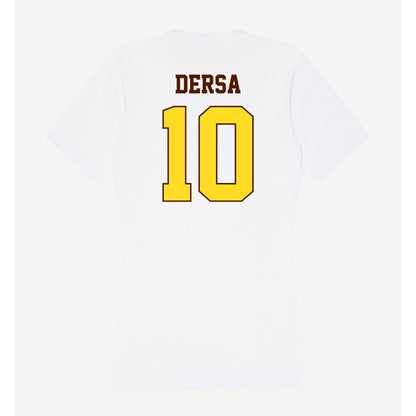 Western Michigan - NCAA Football : Michael Dersa - Women's V-Neck T-Shirt-1