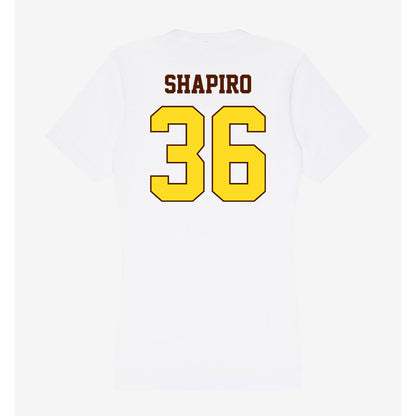 Western Michigan - NCAA Baseball : Evan Shapiro - Women's V-Neck T-Shirt-1