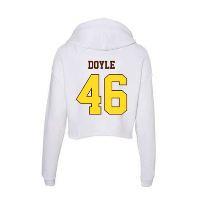 Western Michigan - NCAA Football : Drew Doyle - Women's Crop Fleece Hoodie-1