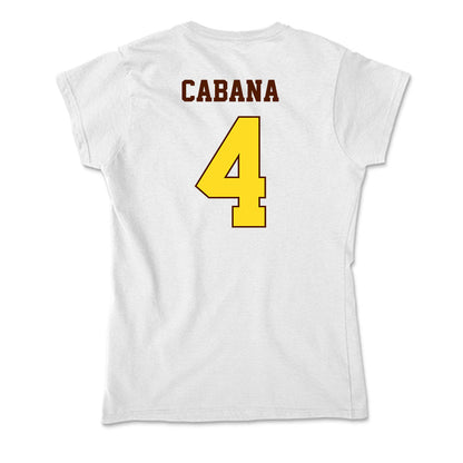 Western Michigan - NCAA Football : Cole Cabana - Soft Style Women’s T-Shirt-1