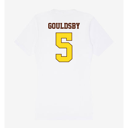 Western Michigan - NCAA Football : Kordell Gouldsby - Women's V-Neck T-Shirt-1