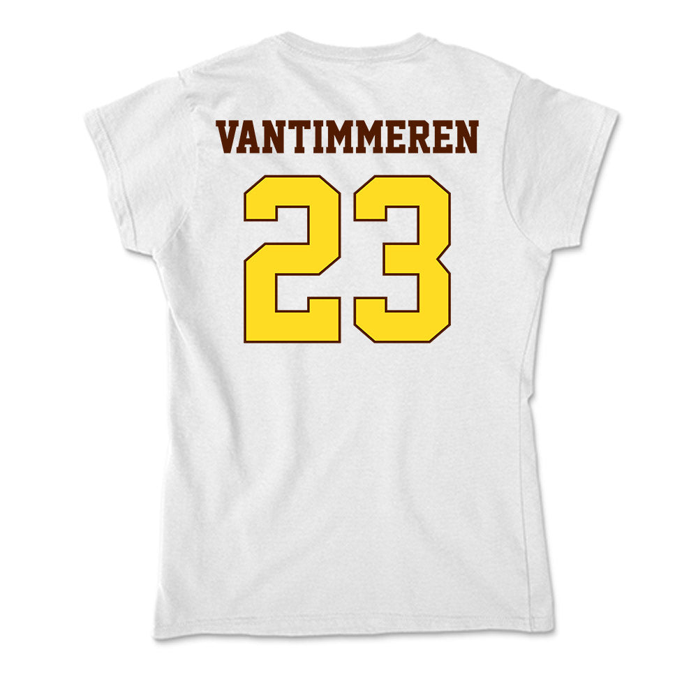 Western Michigan - NCAA Women's Basketball : Emily Vantimmeren - Soft Style Women’s T-Shirt-1