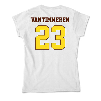Western Michigan - NCAA Women's Basketball : Emily Vantimmeren - Soft Style Women’s T-Shirt-1