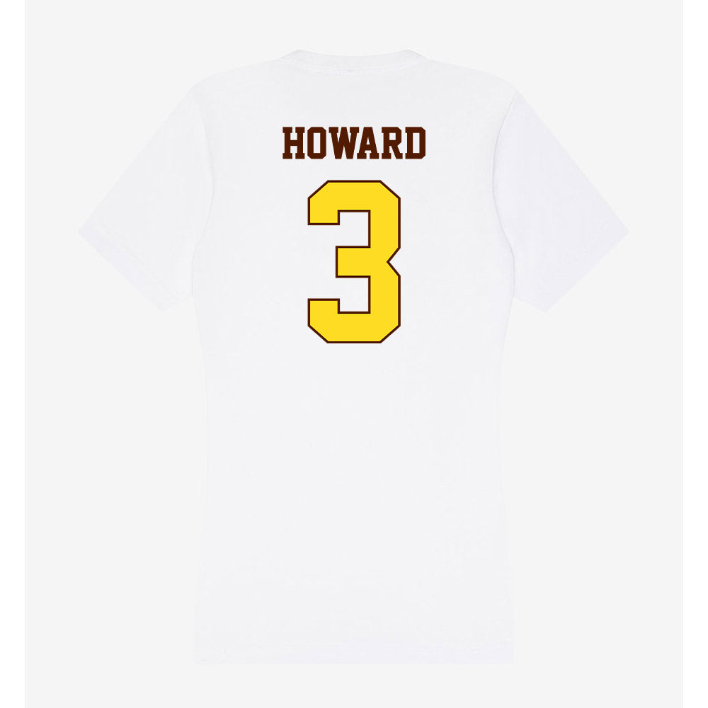 Western Michigan - NCAA Baseball : Drew Howard - Women's V-Neck T-Shirt-1