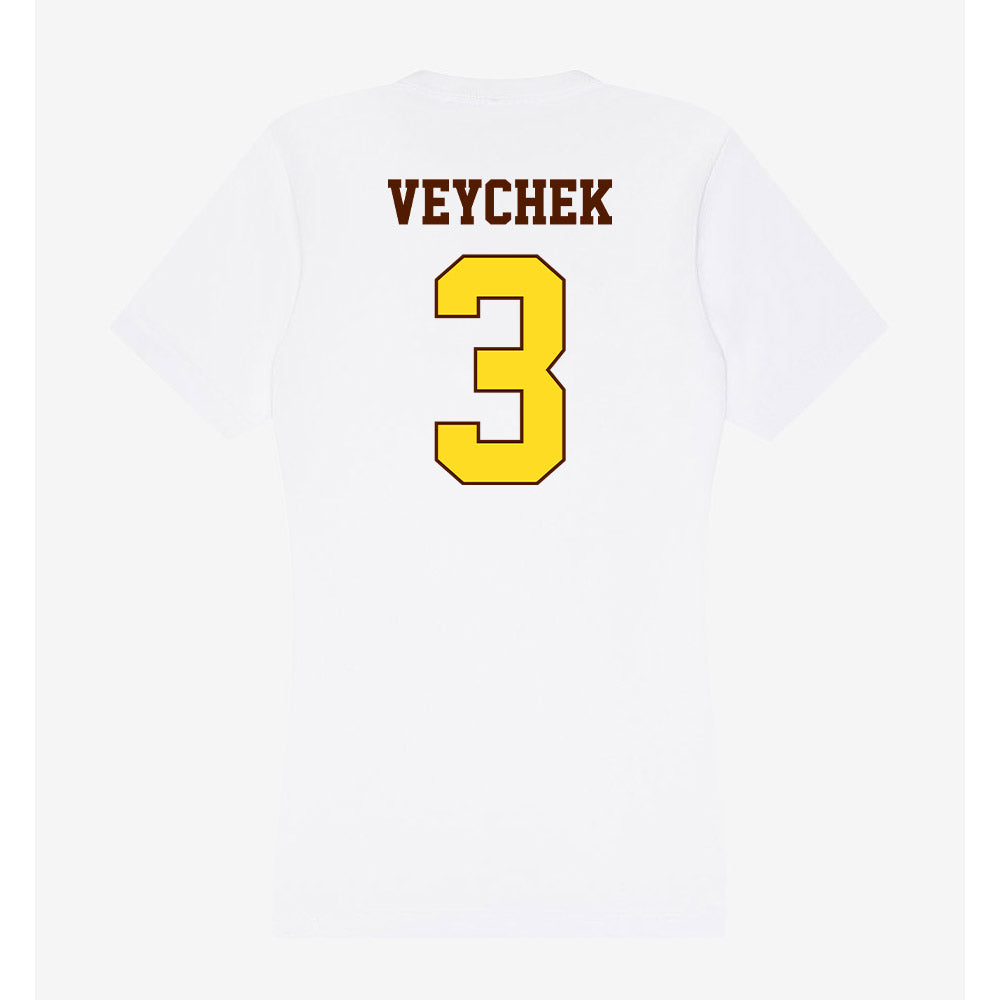 Western Michigan - NCAA Men's Soccer : Joshua Veychek - Women's V-Neck T-Shirt-1