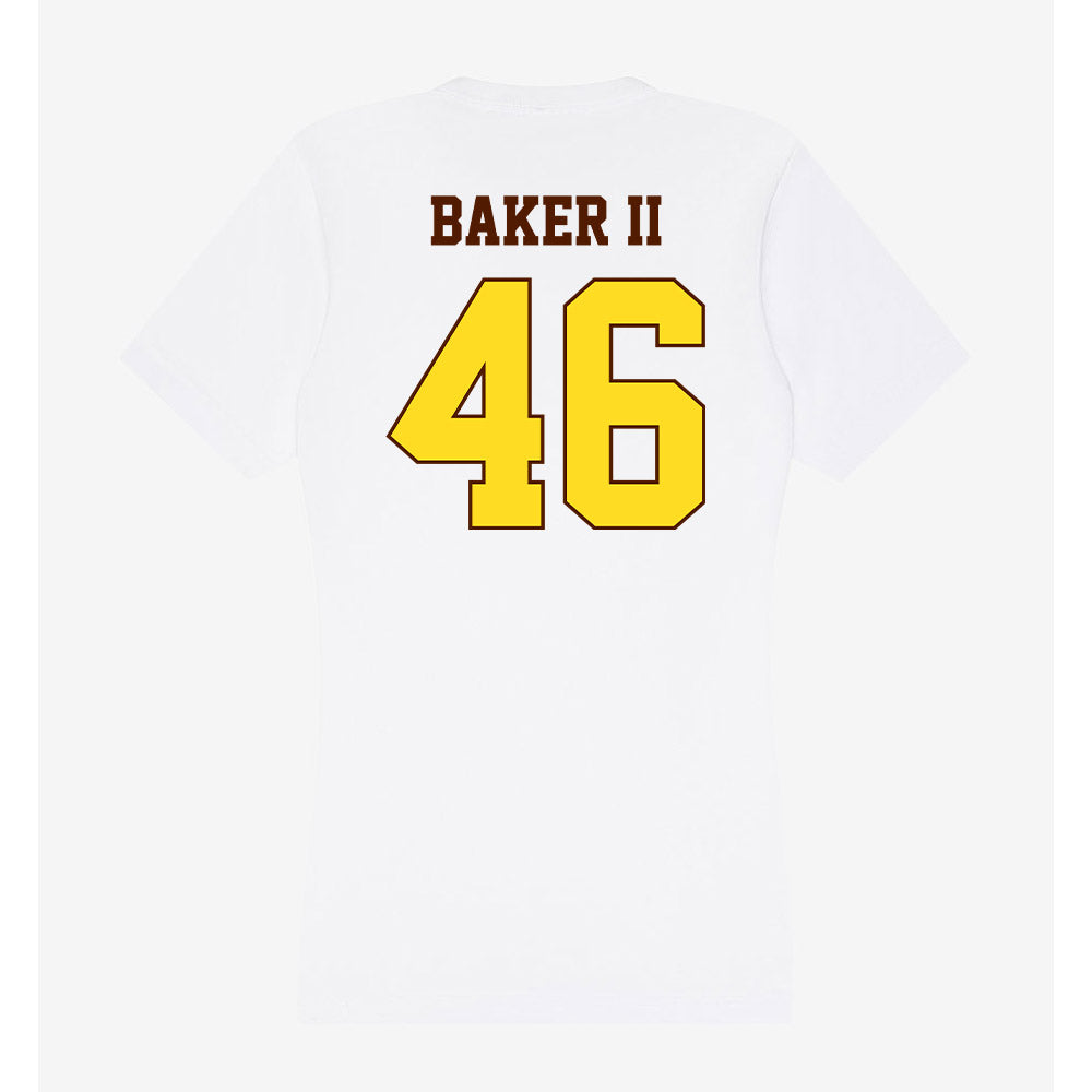Western Michigan - NCAA Football : Max Baker II - Women's V-Neck T-Shirt-1