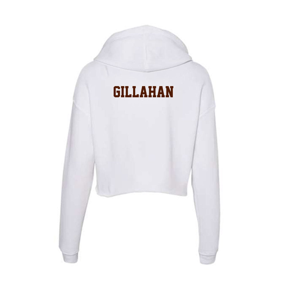 Western Michigan - NCAA Women's Cross Country : Shannon Gillahan - Women's Crop Fleece Hoodie-1