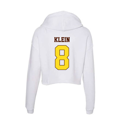 Western Michigan - NCAA Men's Soccer : Jordan Klein - Women's Crop Fleece Hoodie-1