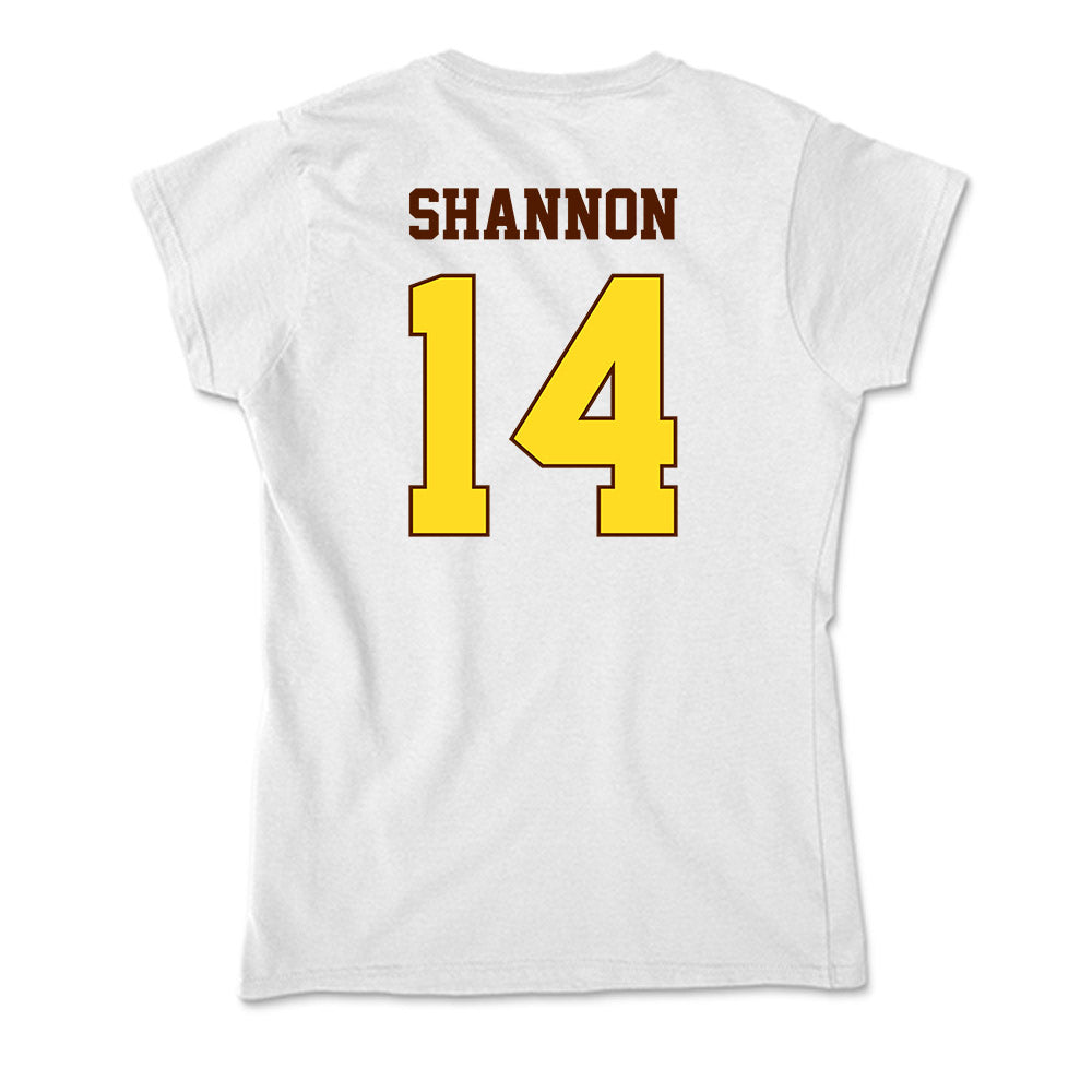 Western Michigan - NCAA Men's Soccer : Christian Shannon - Soft Style Women’s T-Shirt-1