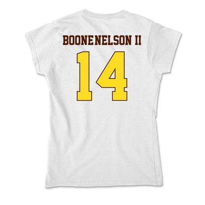 Western Michigan - NCAA Football : Keivin Boone-Nelson II - Soft Style Women’s T-Shirt-1