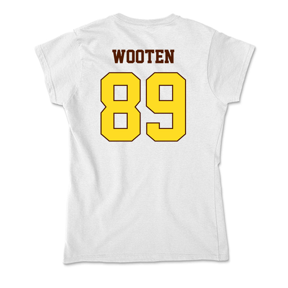 Western Michigan - NCAA Football : Brennan Wooten - Soft Style Women’s T-Shirt-1